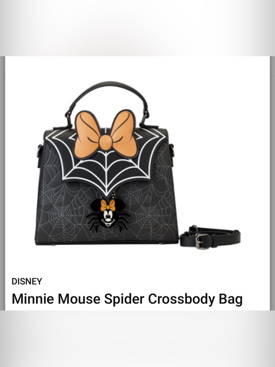 Disney Handbags - NEW! Loungefly-Disney Minnie Mouse Spider Crossbody